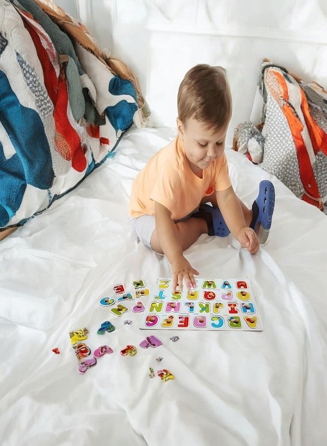 ستايلبيس لعبة أحجية مكعبات خشبية تعليمية من ستايل بيس | لعبة تعليمية تفاعلية للأطفال من عمر سنتين إلى خمس سنوات، مناسبة للأولاد والبنات، هدية مثالية لأعياد الميلاد (الحروف الأبجدية) - Image 4